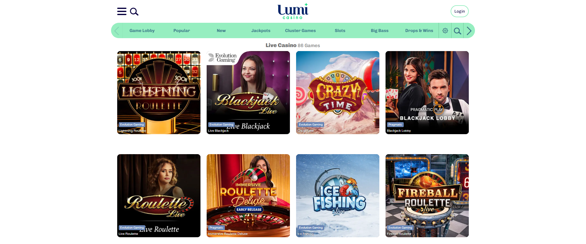 Lumi Casino Live