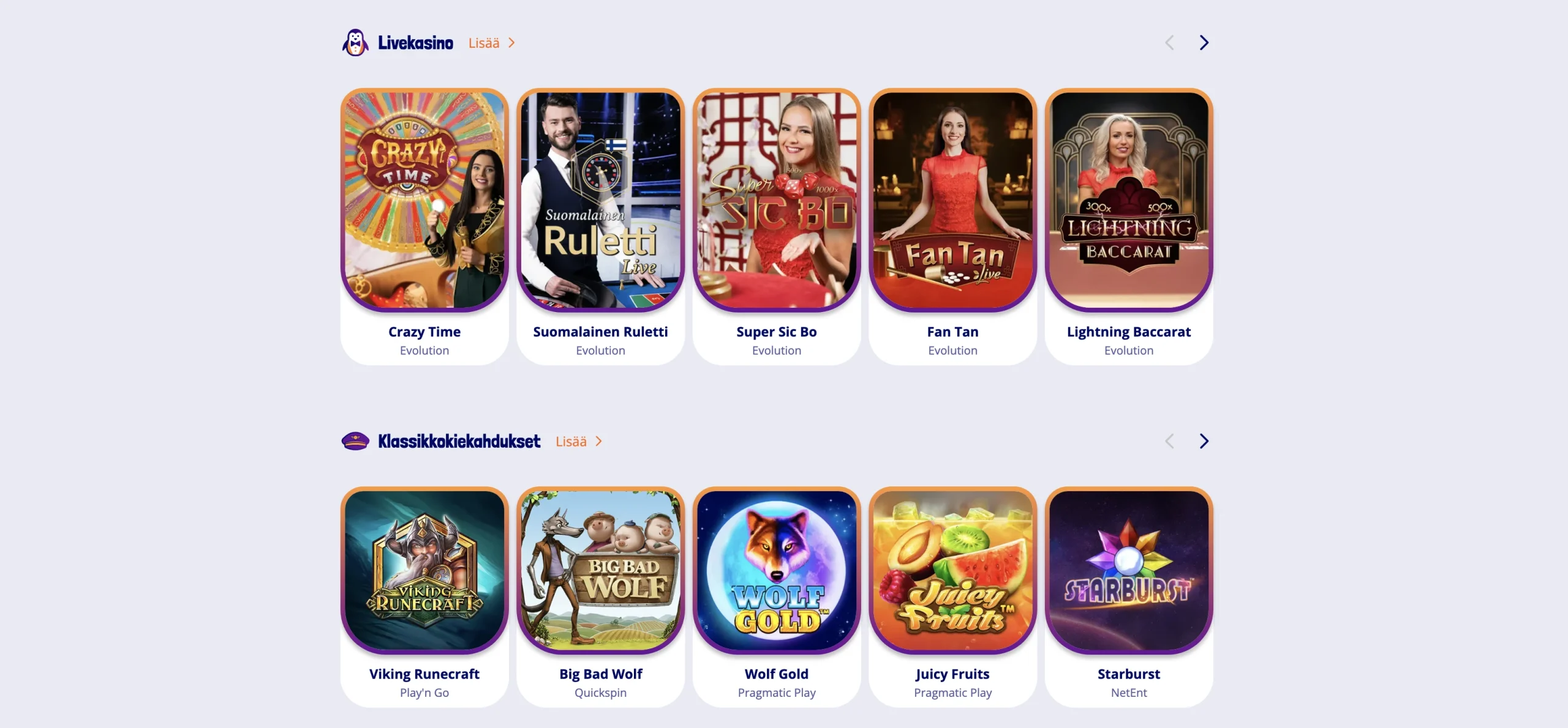 Pelikanni Kasino Games