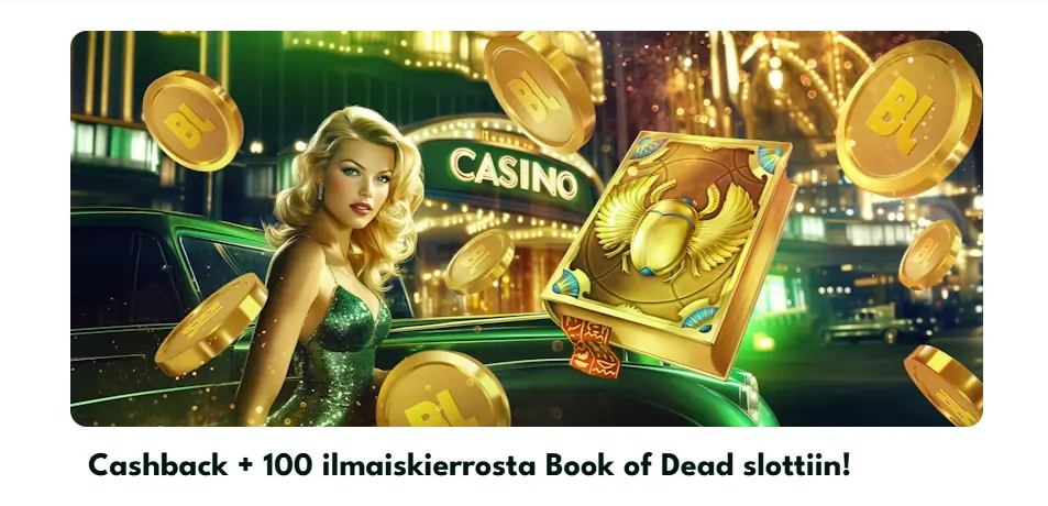 Big Lucky Casino tervetulobonus, ilmaiskierroksia kolikkopeliin