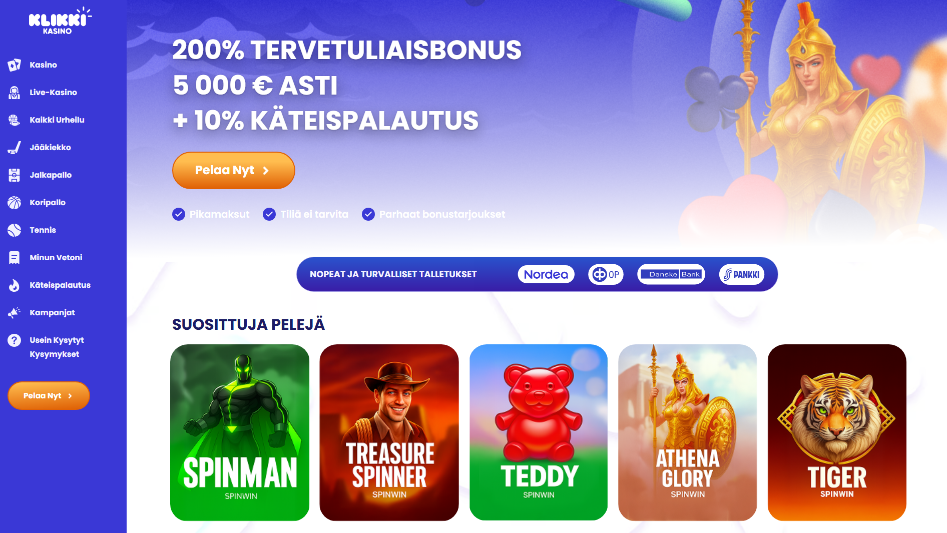 klikki casino live